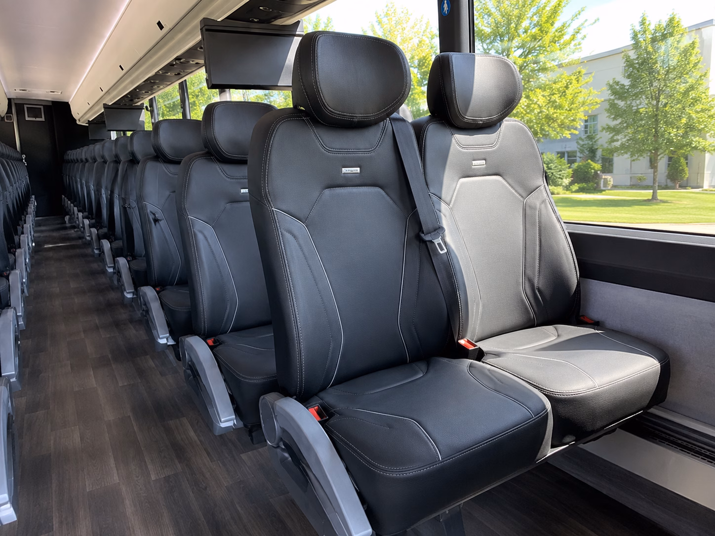 westland charter bus rental inside